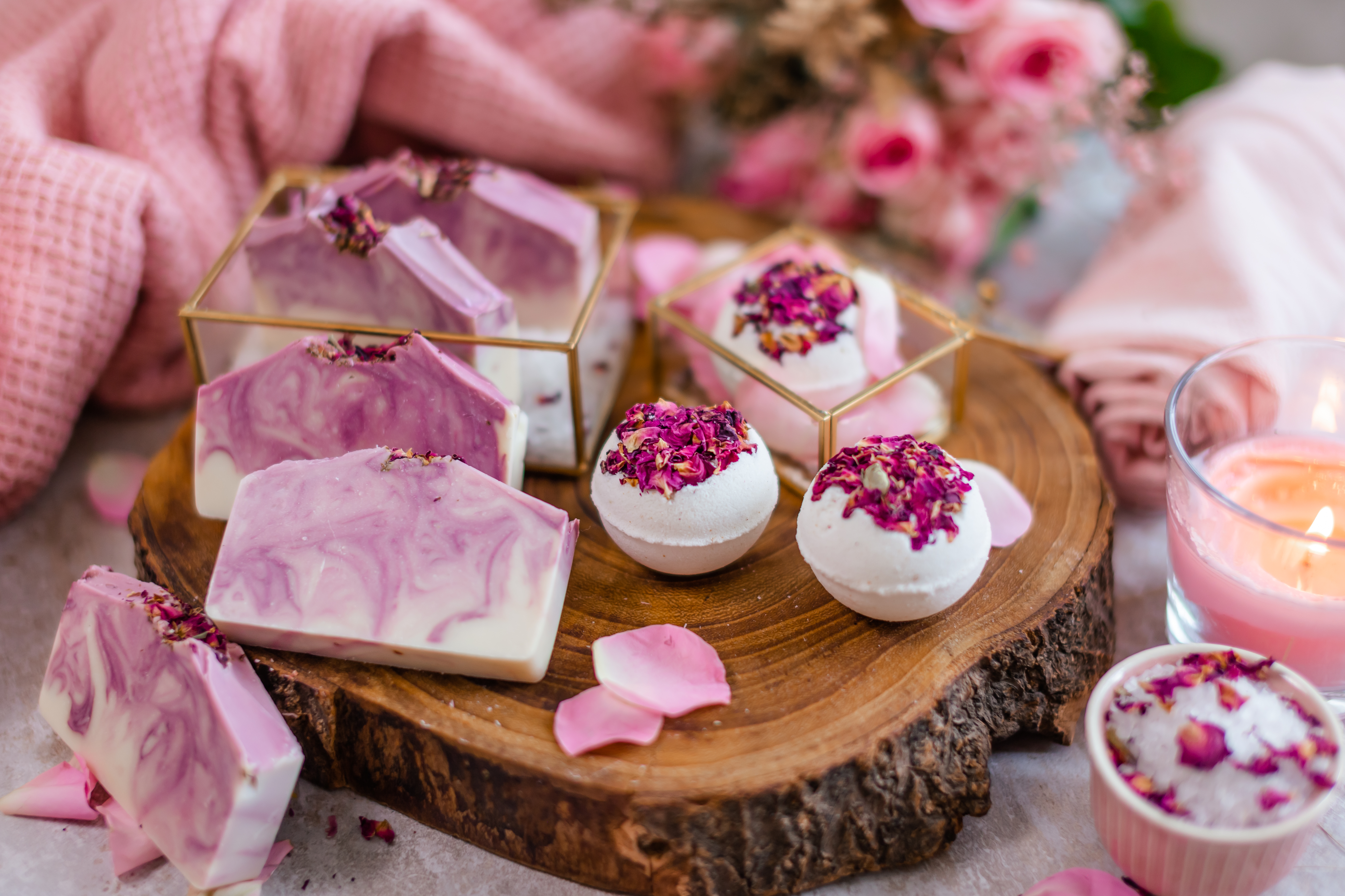 růžová ksometika – originální dárky na valentýna